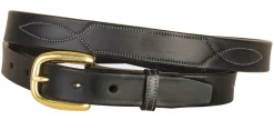 Tory Leather Stitched Pattern Belt