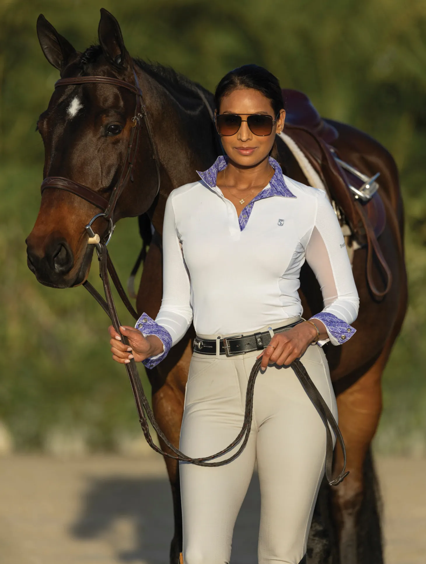 Tredstep™ Ladies’ Paris Long Sleeve Competition Shirt